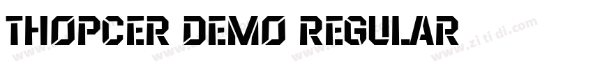 Thopcer Demo Regular字体转换 Thopcer Demo Regular字体转换